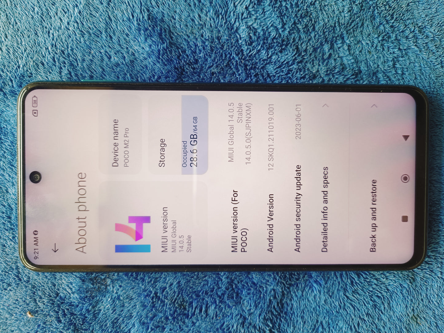 Poco m2 pro 6+1Gb Ram- 64 Rom